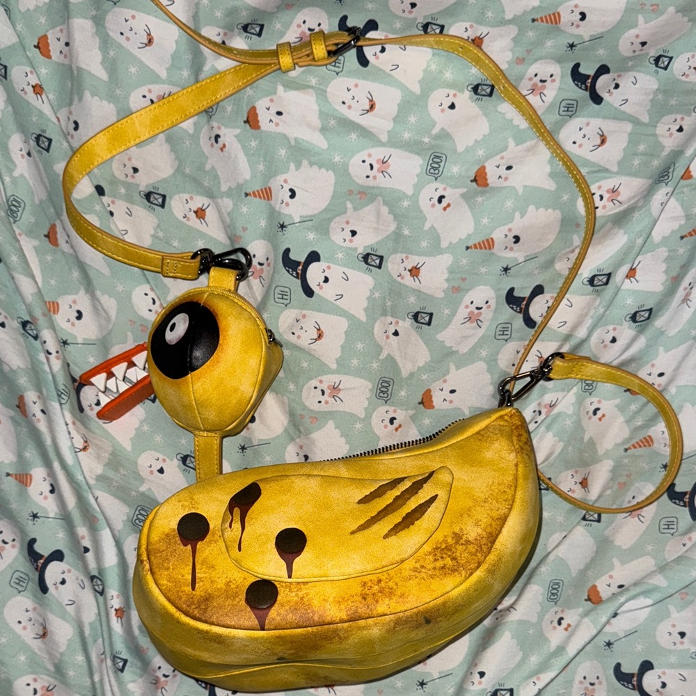 Yellow Duck-Shaped Crossbody Bag Nightmare Before Christmas.